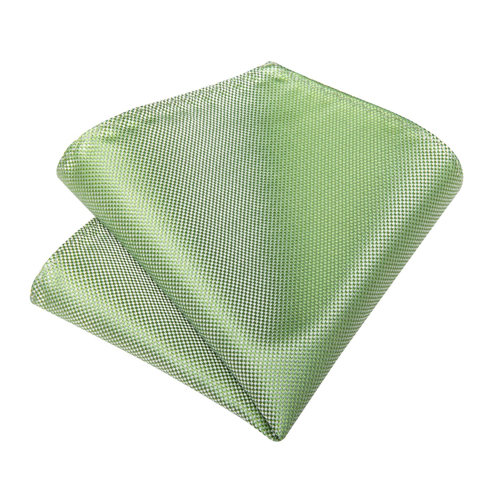 GentCrest Green Plaid Tie Hanky Cufflinks Set - Image 6