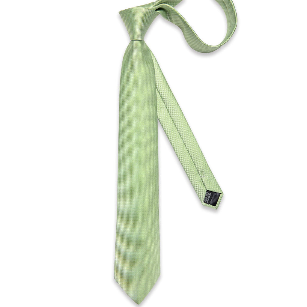 GentCrest Green Plaid Tie Hanky Cufflinks Set - Image 3