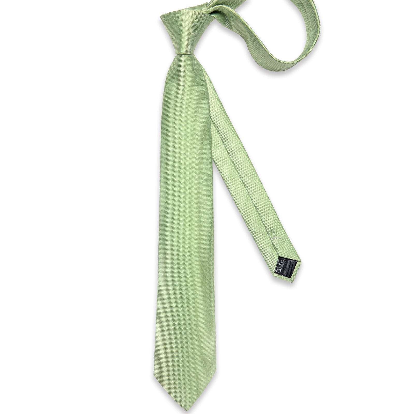 GentCrest Green Plaid Tie Hanky Cufflinks Set - Image 4