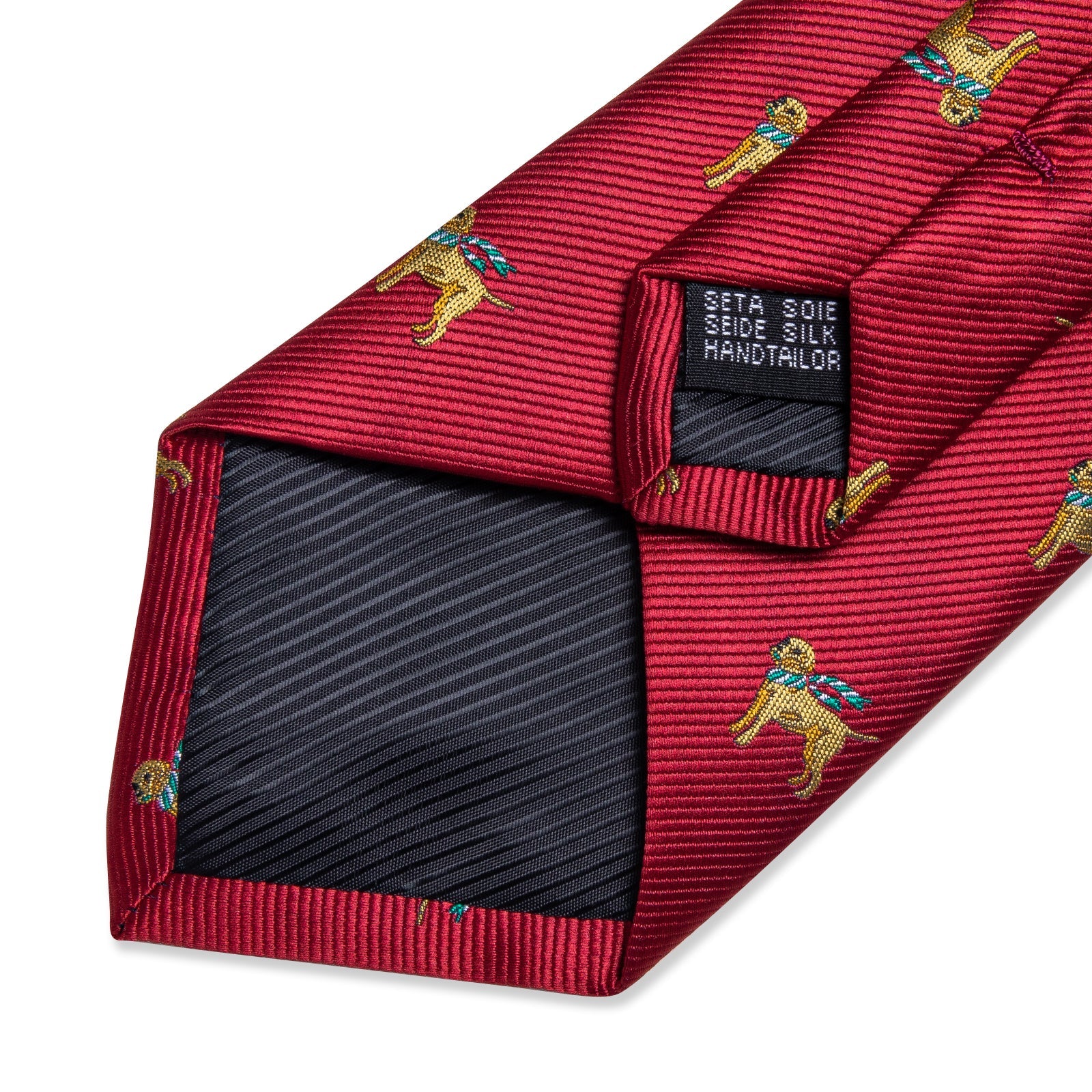 GentCrest Red Classic Tie Hanky Cufflinks Set - Image 6