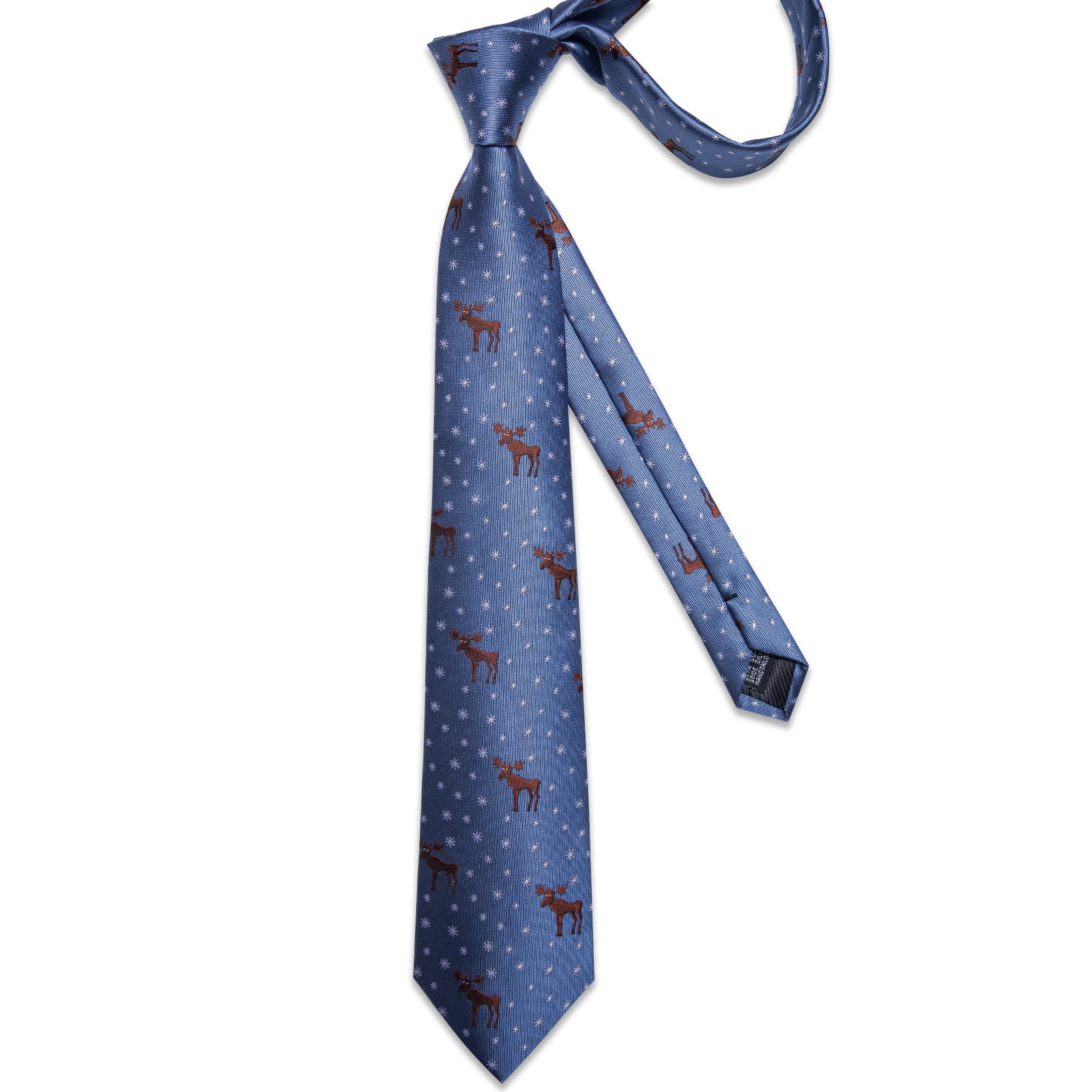 GentCrest Blue Classic Tie Hanky Cufflinks Set - Image 4