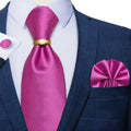 GentCrest Classic Solid Tie with Rings - Image 2