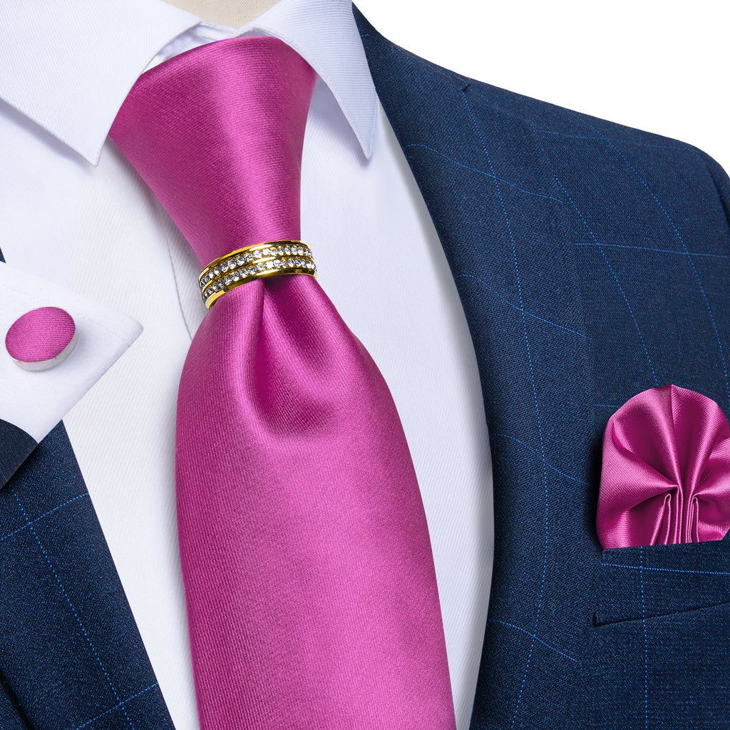 GentCrest Classic Solid Tie with Rings - Image 3
