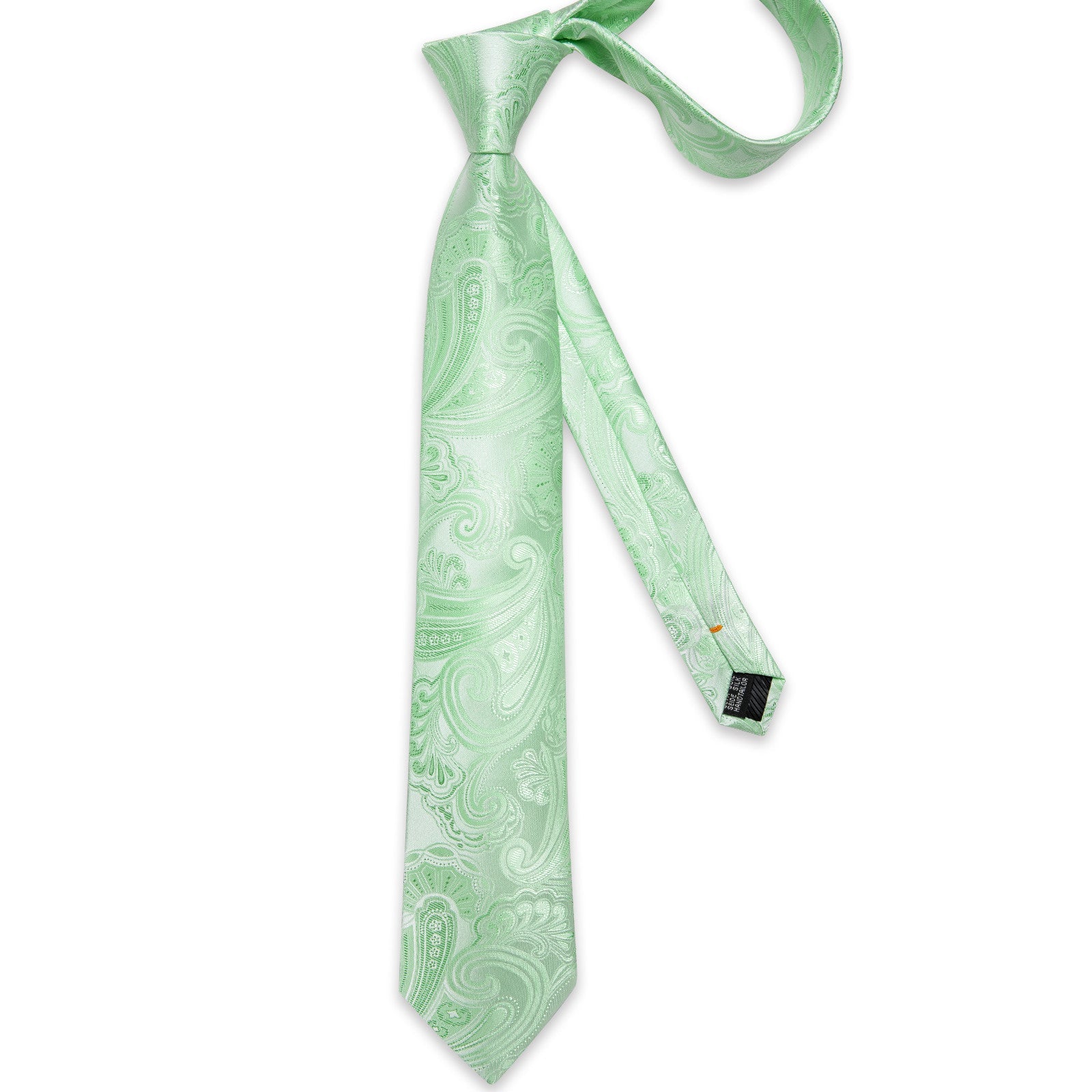 GentCrest Green Paisley Tie Hanky Cufflinks Set - Image 3