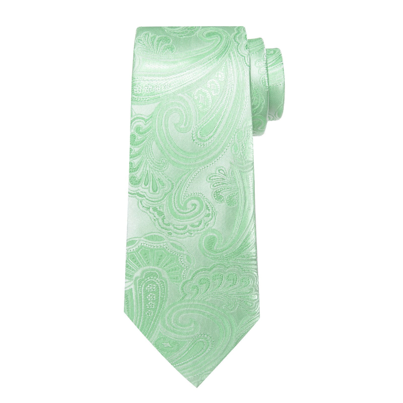 GentCrest Green Paisley Tie Hanky Cufflinks Set - Image 4