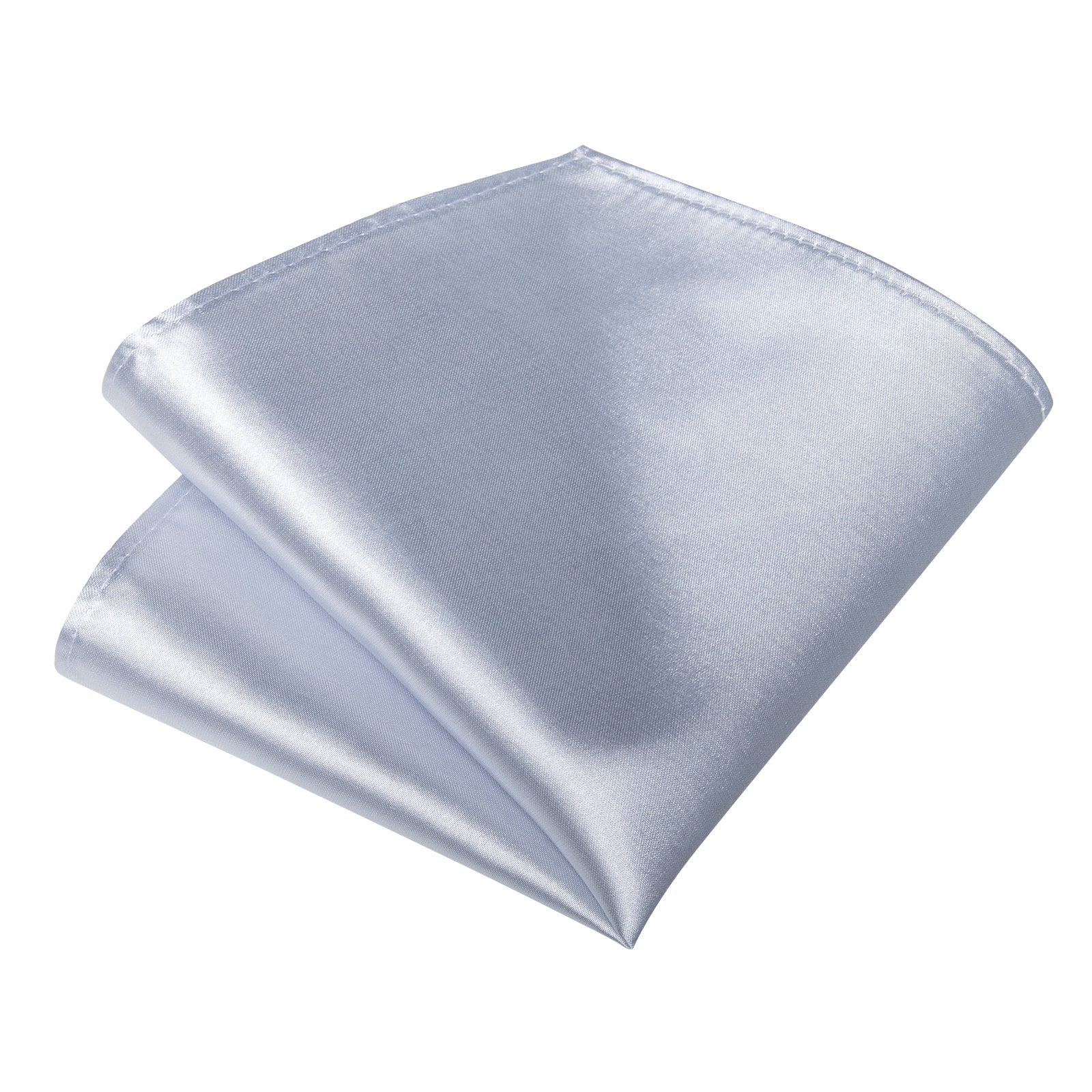 GentCrest White Solid Tie Hanky Cufflinks Set - Image 4