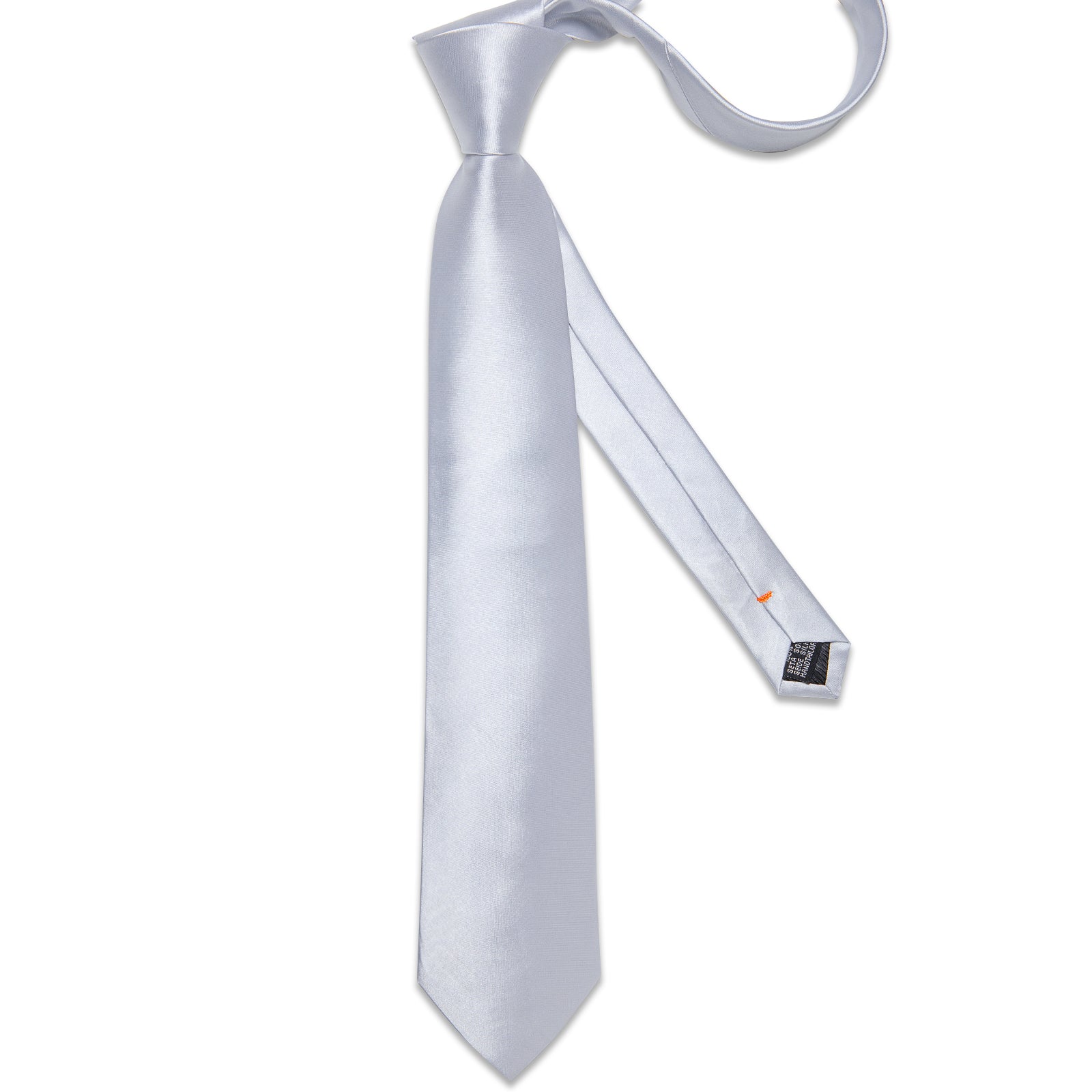 GentCrest White Solid Tie Hanky Cufflinks Set - Image 5