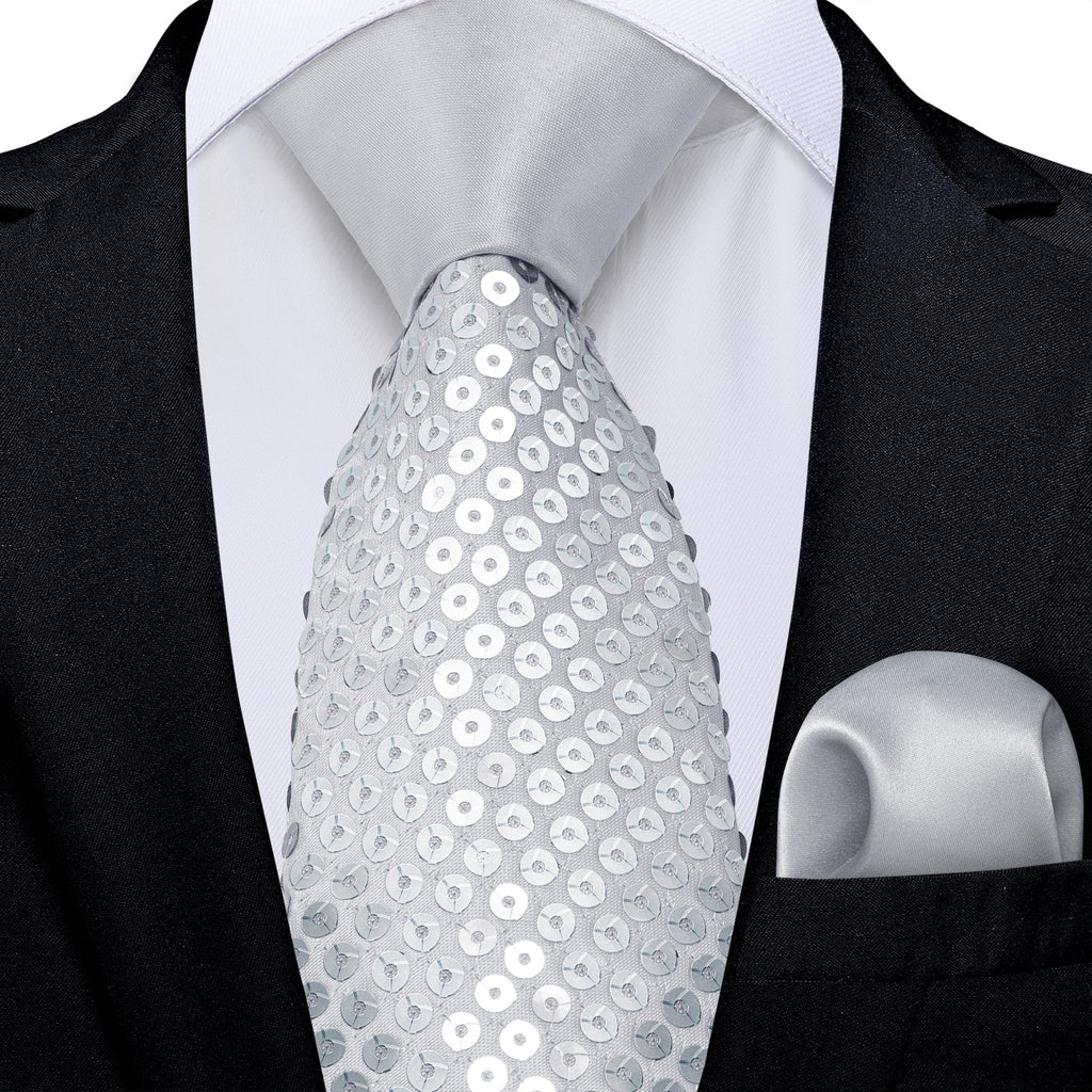 GentCrest Grey Novelty Tie Hanky Cufflinks Set - Image 1