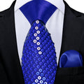 GentCrest Blue Novelty Tie Hanky Cufflinks Set - Image 1