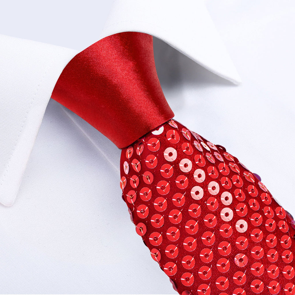GentCrest Red Novelty Tie Hanky Cufflinks Set - Image 2