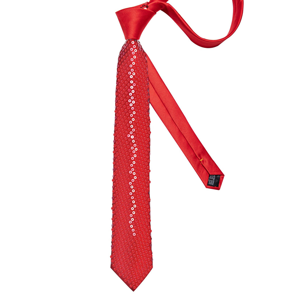 GentCrest Red Novelty Tie Hanky Cufflinks Set - Image 3