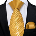 GentCrest Gold Novelty Tie Hanky Cufflinks Set - Image 1