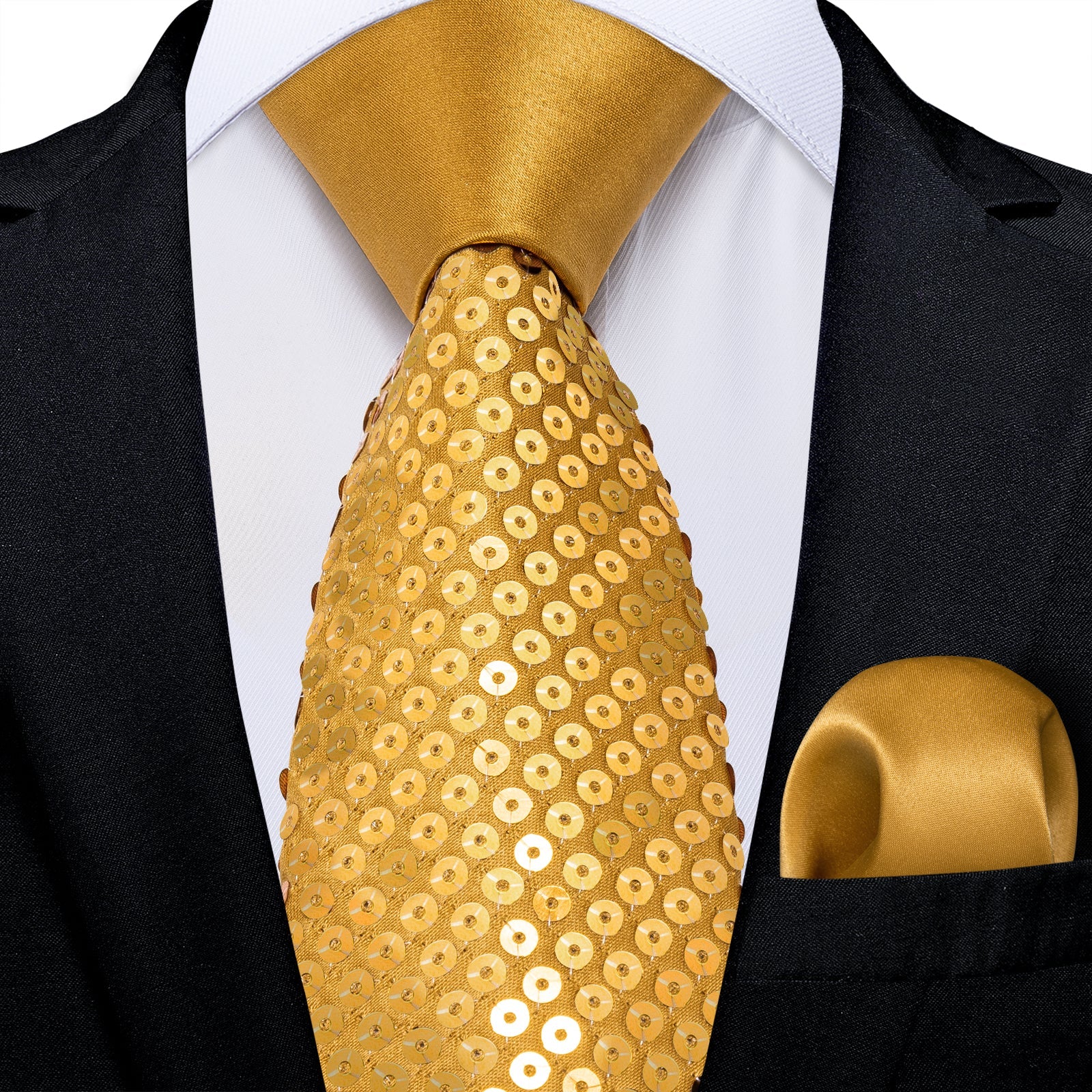 GentCrest Gold Novelty Tie Hanky Cufflinks Set - Image 1