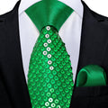 GentCrest Green Novelty Tie Hanky Cufflinks Set - Image 1
