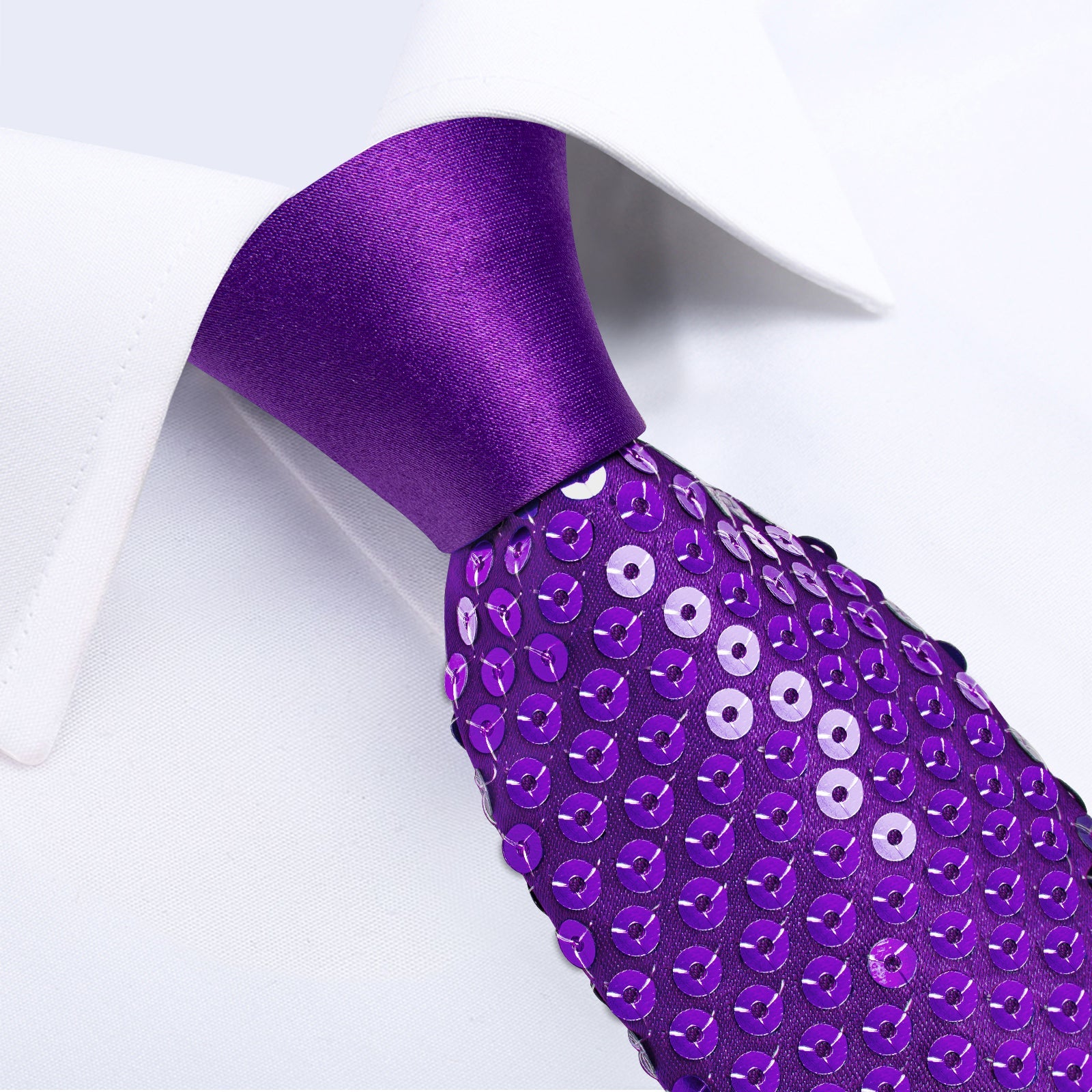 GentCrest Purple Novelty Tie Hanky Cufflinks Set - Image 5