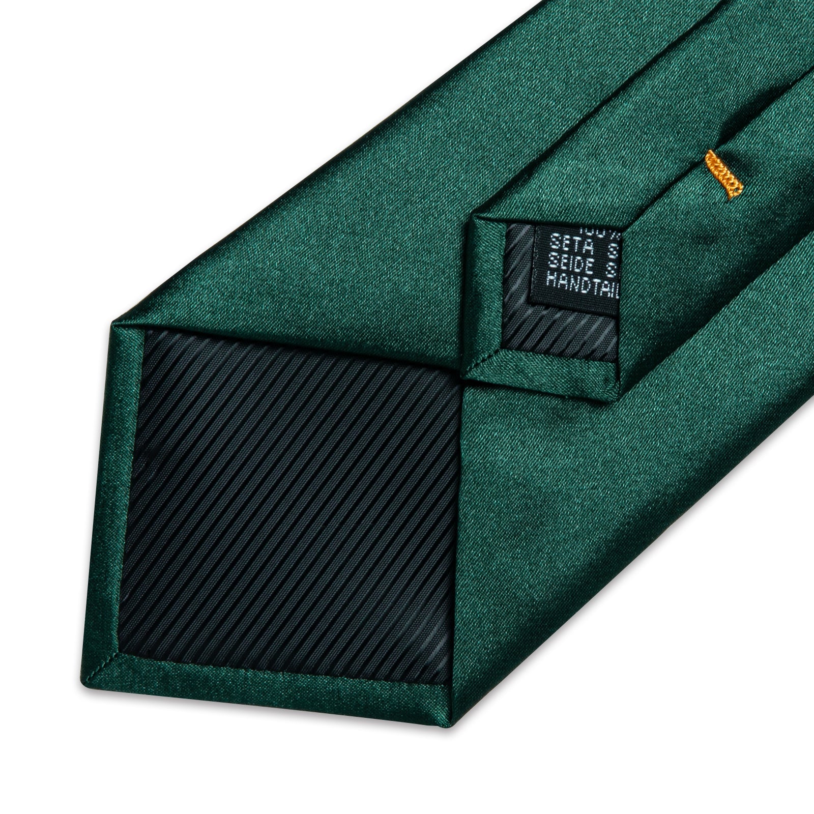 GentCrest Green Solid Tie Hanky Cufflinks Set - Image 4