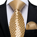 GentCrest Khaki Novelty Tie Hanky Cufflinks Set - Image 1
