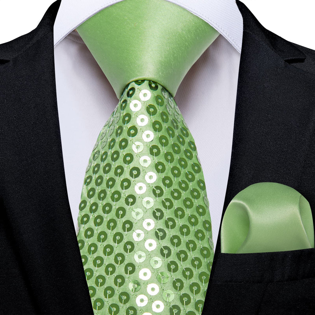 GentCrest Green Novelty Tie Hanky Cufflinks Set - Image 1
