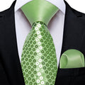 GentCrest Green Novelty Tie Hanky Cufflinks Set - Image 1