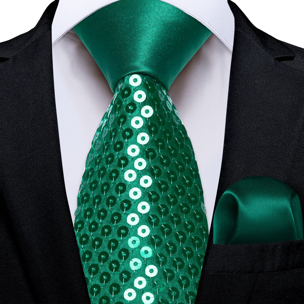 GentCrest Green Novelty Tie Hanky Cufflinks Set - Image 1
