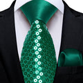 GentCrest Green Novelty Tie Hanky Cufflinks Set - Image 1