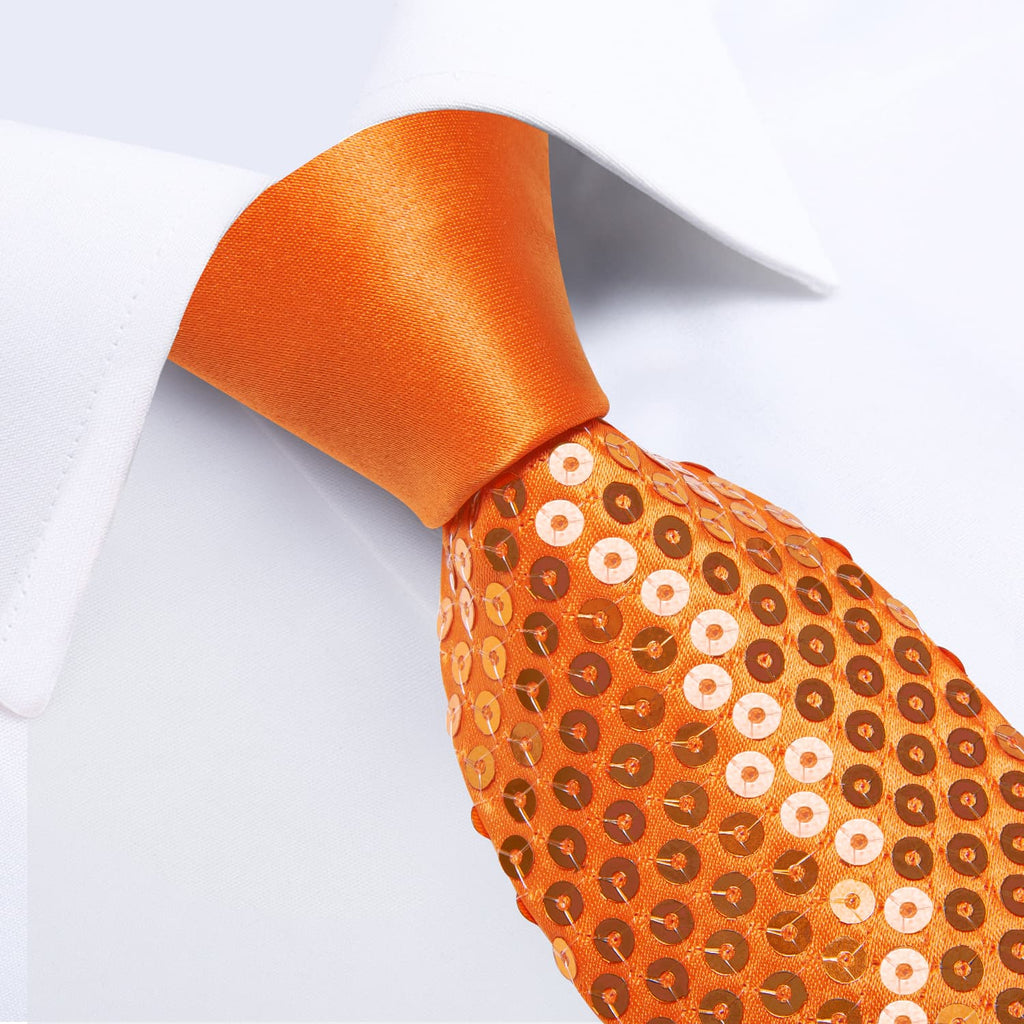 GentCrest Orange Novelty Tie Hanky Cufflinks Set - Image 3