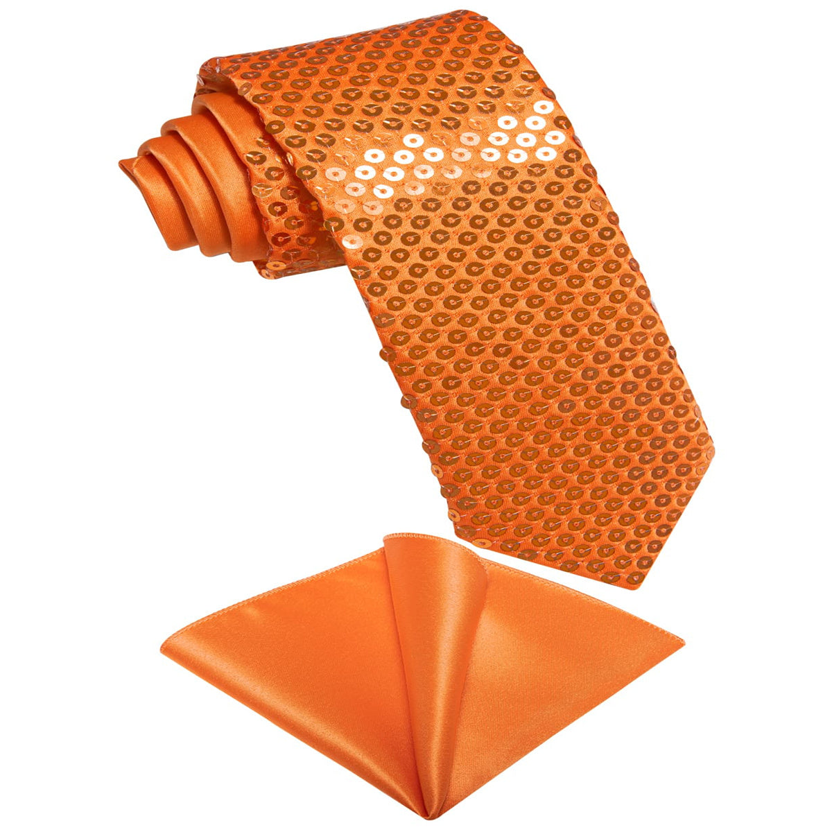 GentCrest Orange Novelty Tie Hanky Cufflinks Set - Image 2