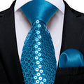 GentCrest Blue Novelty Tie Hanky Cufflinks Set - Image 1