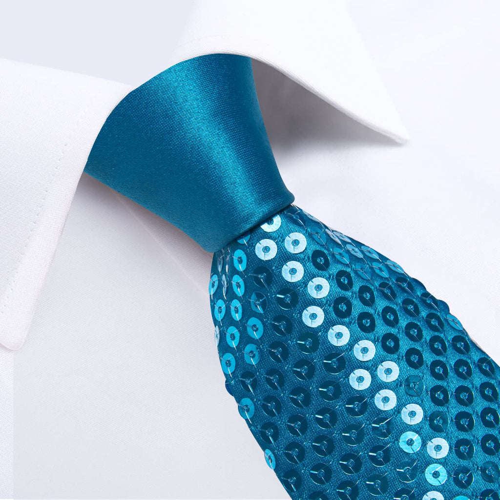 GentCrest Blue Novelty Tie Hanky Cufflinks Set - Image 3