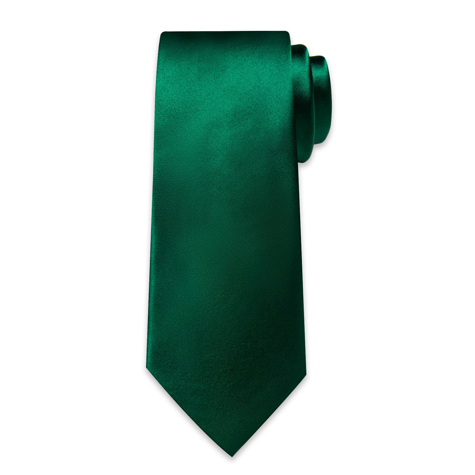GentCrest Green Solid Tie Hanky Cufflinks Set - Image 4