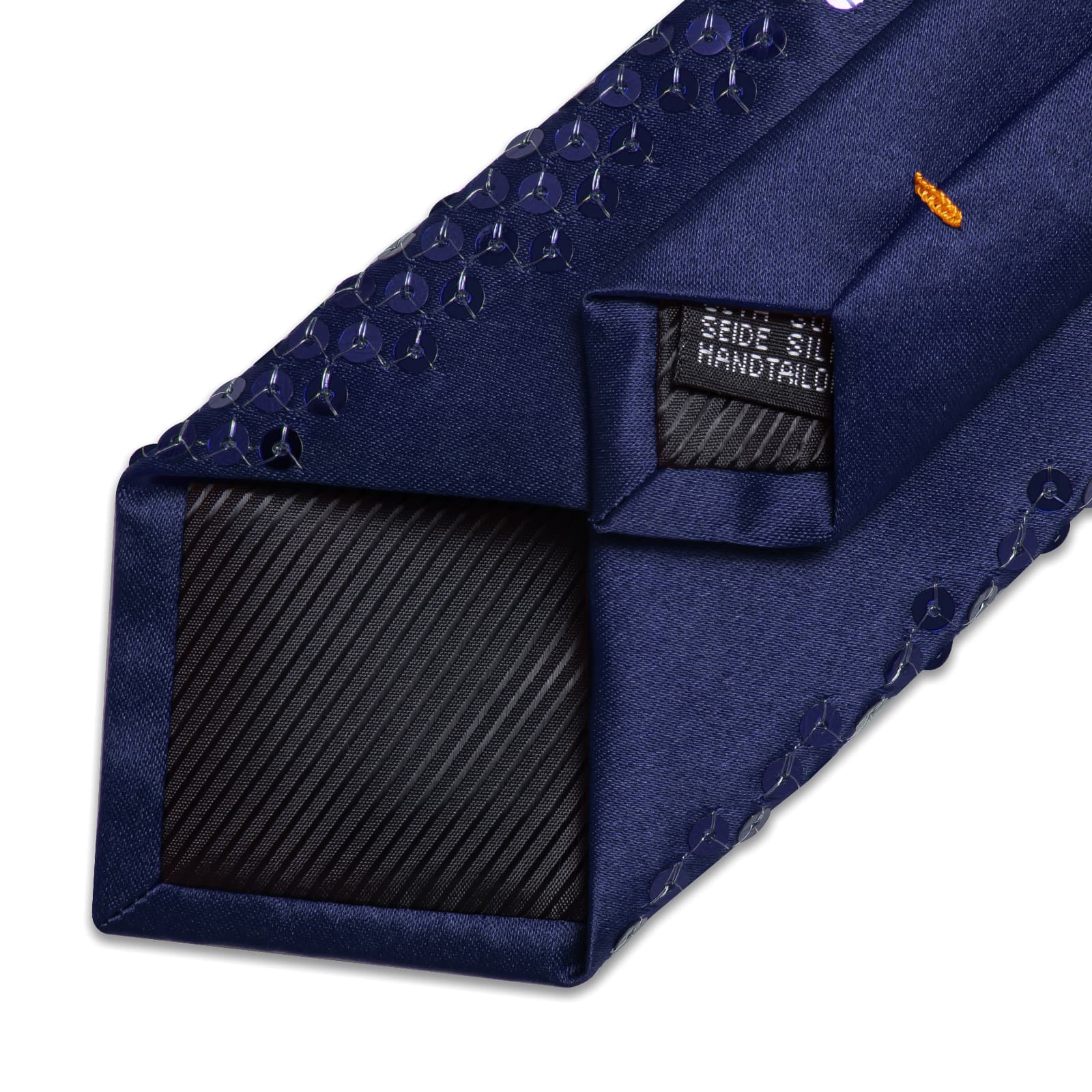 GentCrest Blue Solid Tie Hanky Cufflinks Set - Image 5