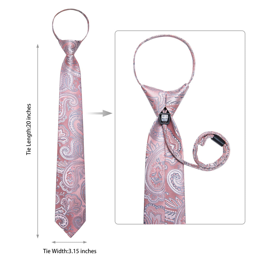 GentCrest Blue Paisley Tie Hanky Cufflinks Set - Image 5