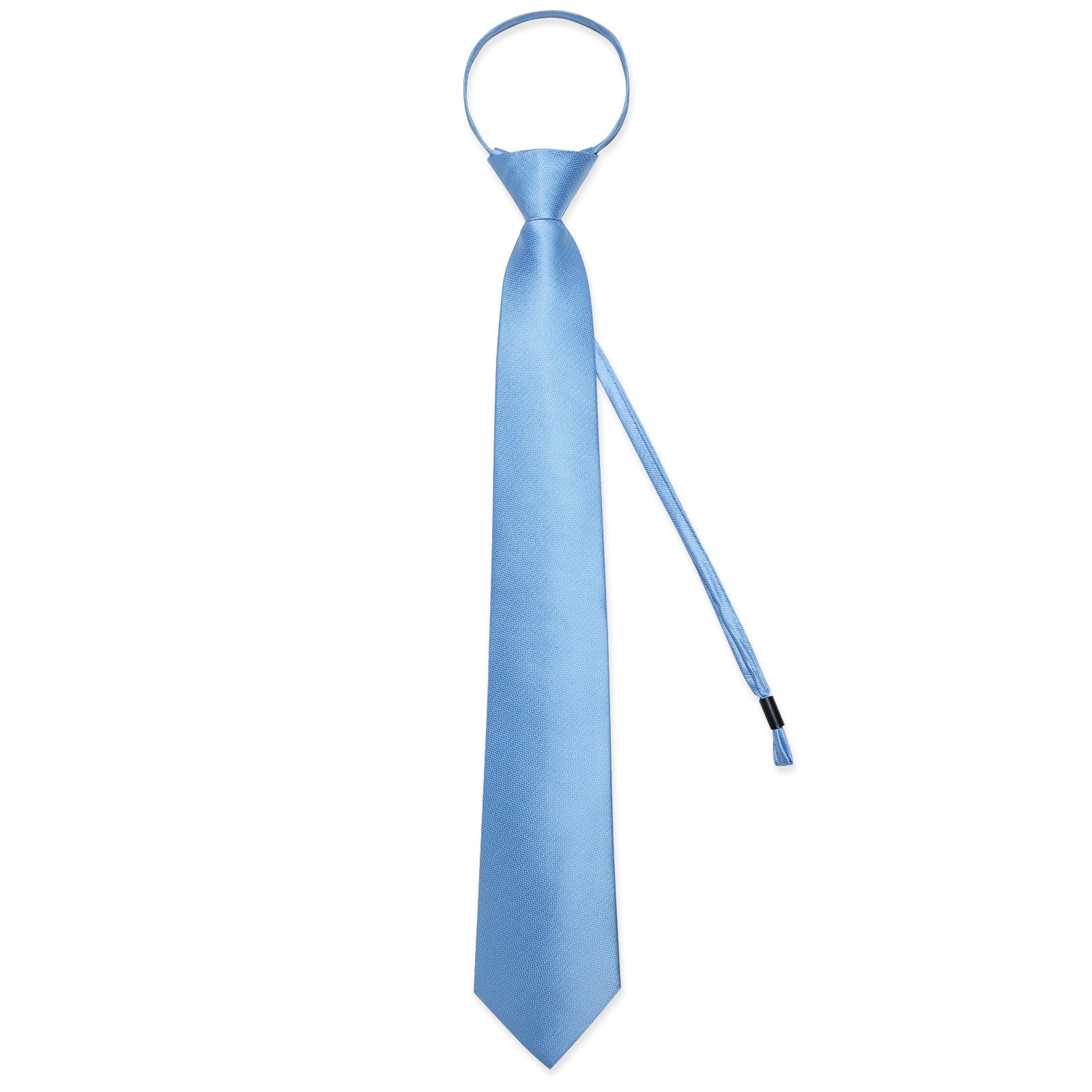 GentCrest Blue Solid Tie Hanky Cufflinks Set - Image 5