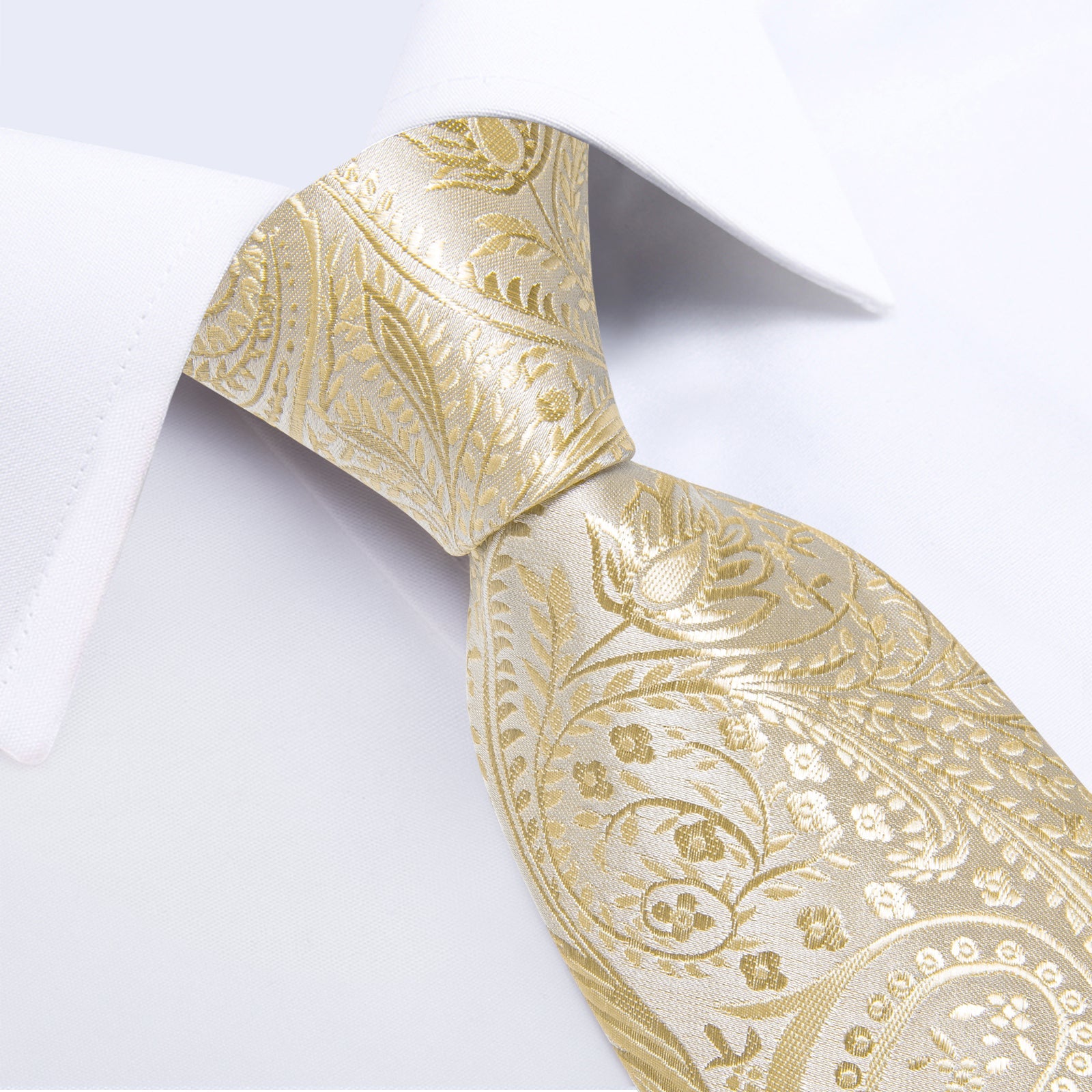GentCrest Classic Floral Tie Hanky Cufflinks Set - Image 4
