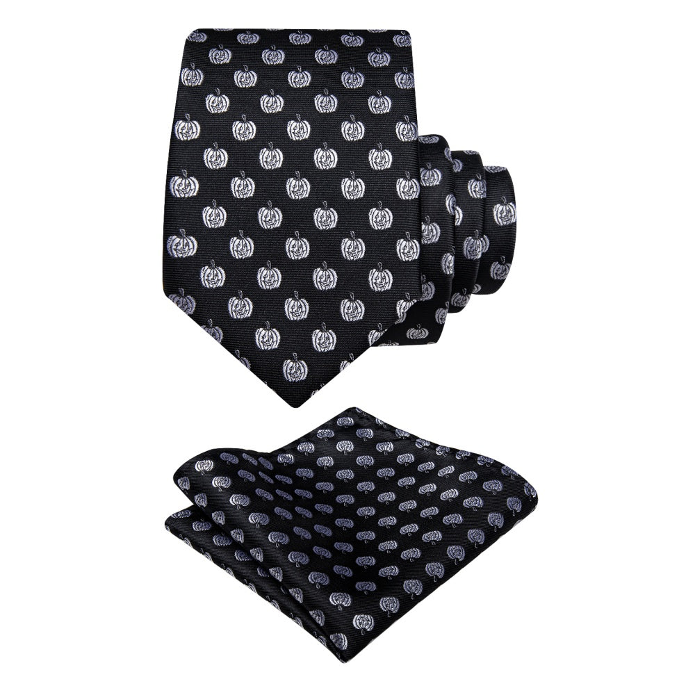 GentCrest Black Novelty Tie Hanky Cufflinks Set - Image 4