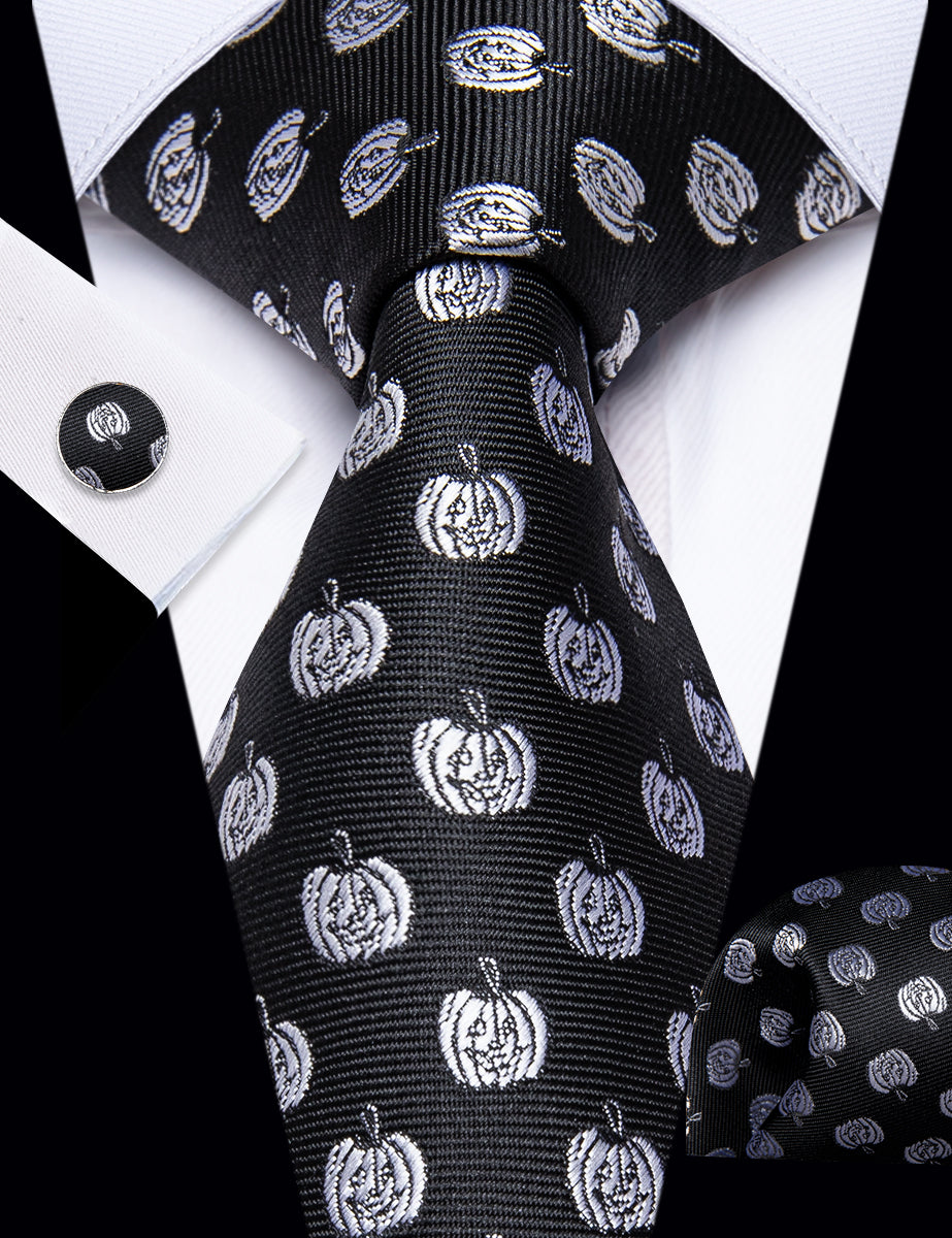 GentCrest Black Novelty Tie Hanky Cufflinks Set - Image 6