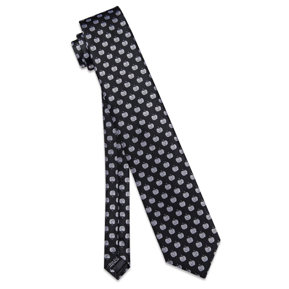 GentCrest Black Novelty Tie Hanky Cufflinks Set - Image 1