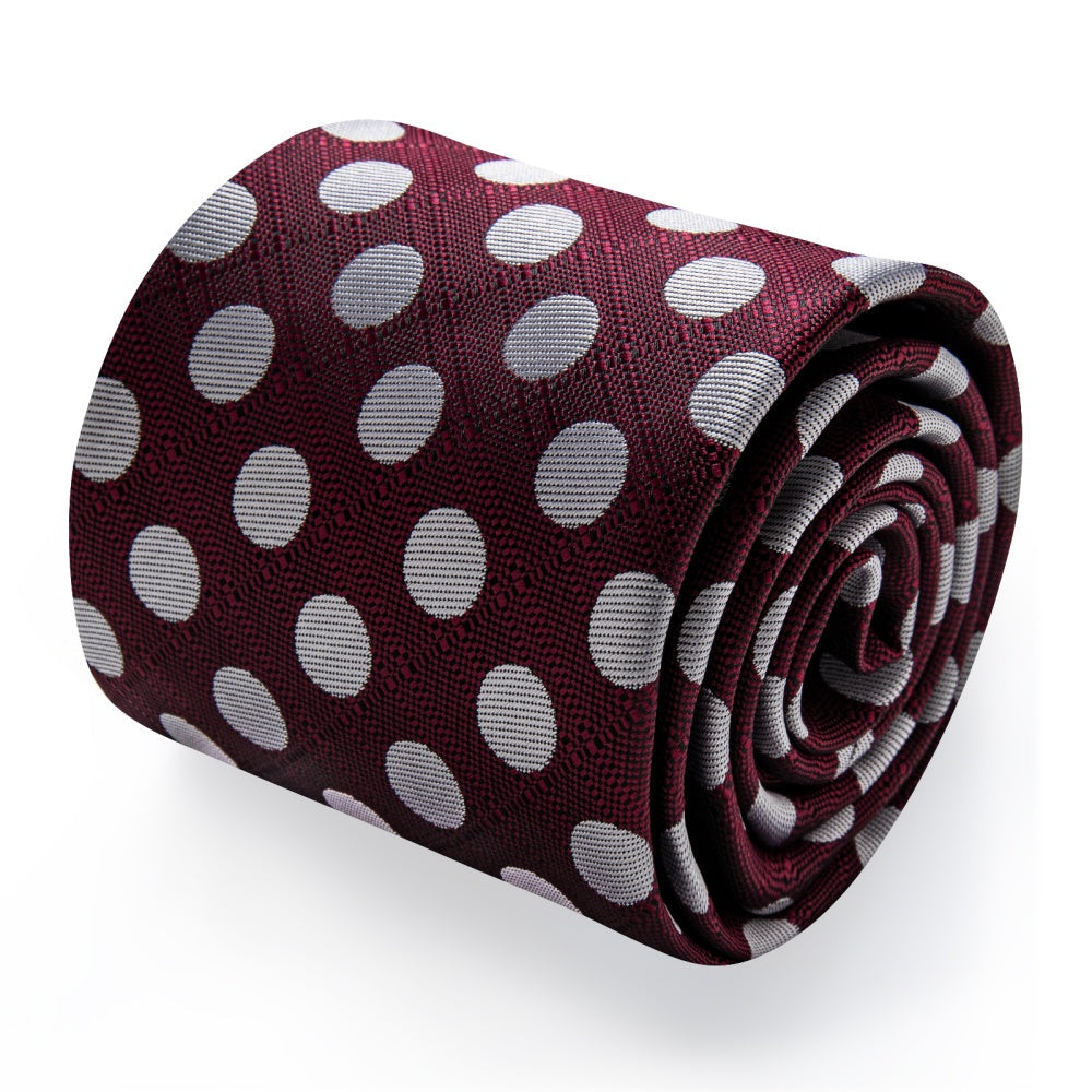 GentCrest Silver Polka Dot Tie Hanky Cufflinks Set - Image 2