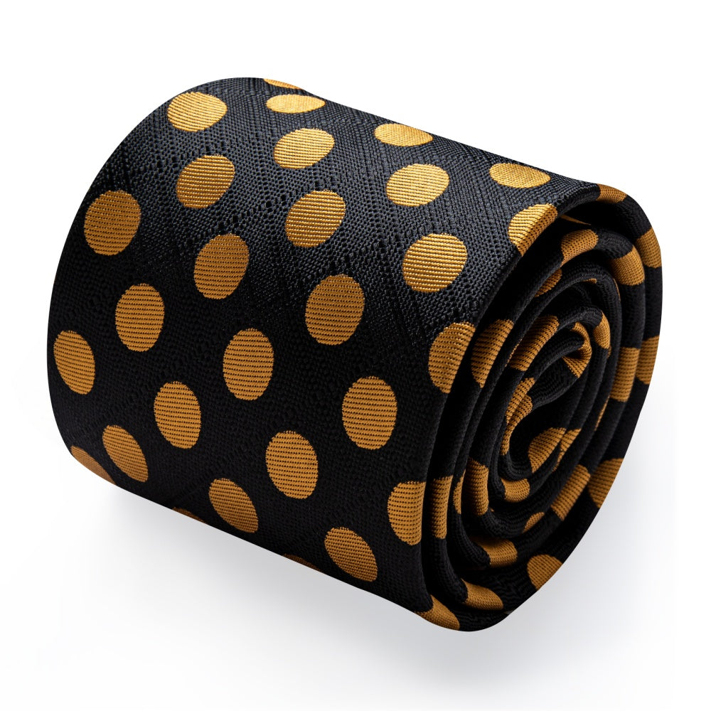 GentCrest Black Polka Dot Tie Hanky Cufflinks Set - Image 3