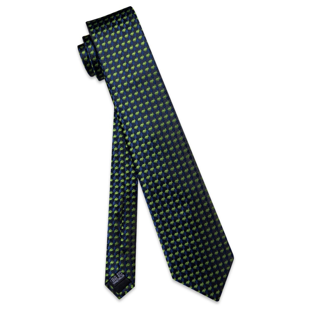 GentCrest Black Novelty Tie Hanky Cufflinks Set - Image 6