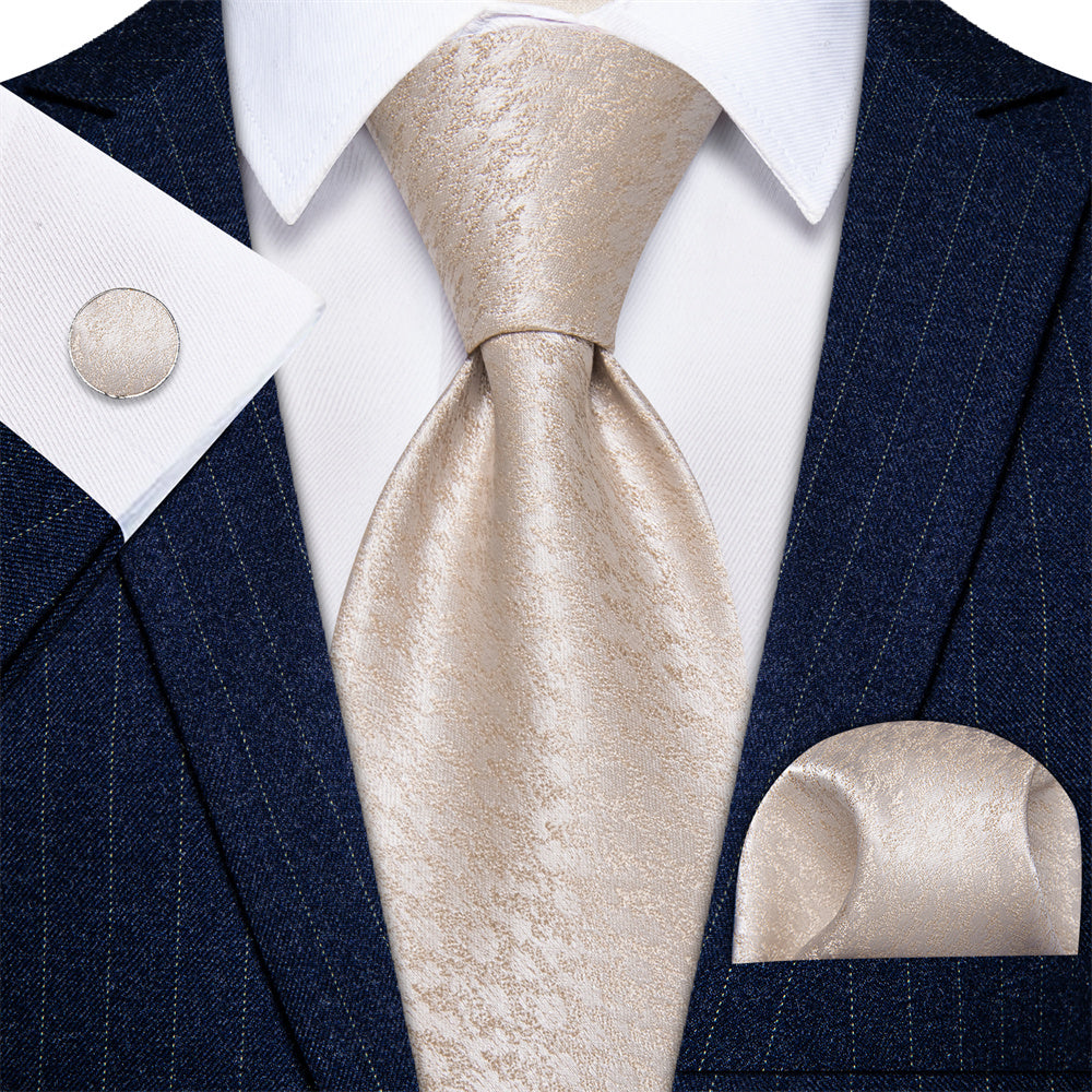 GentCrest Red Textured Tie Hanky Cufflinks Set - Image 1