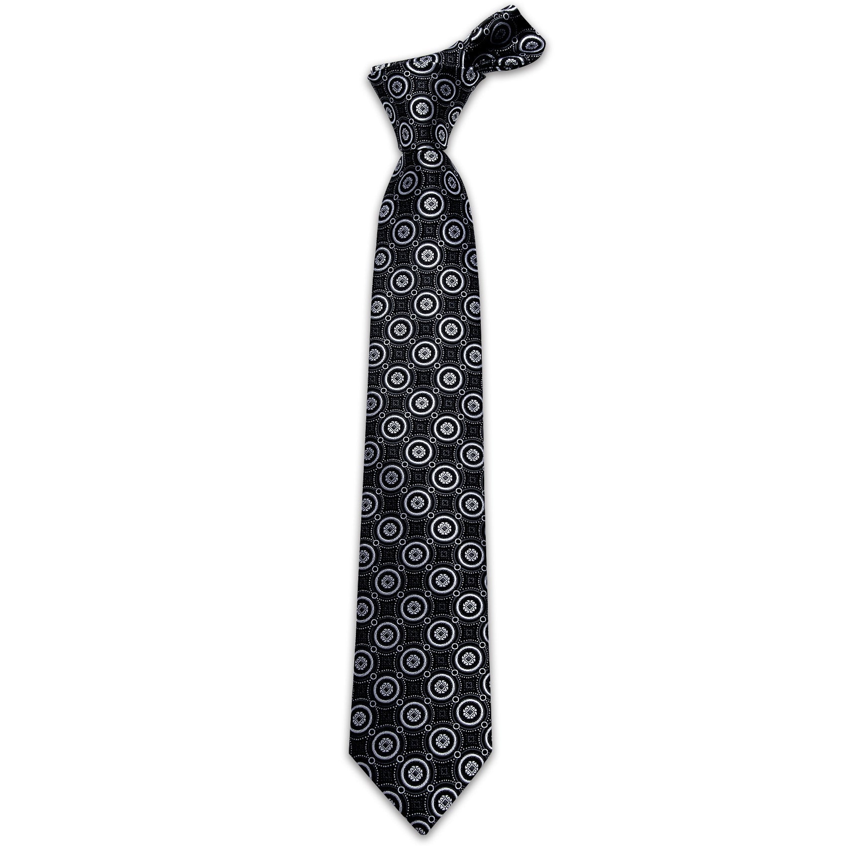 GentCrest Black Polka Dot Tie Hanky Cufflinks Set - Image 4