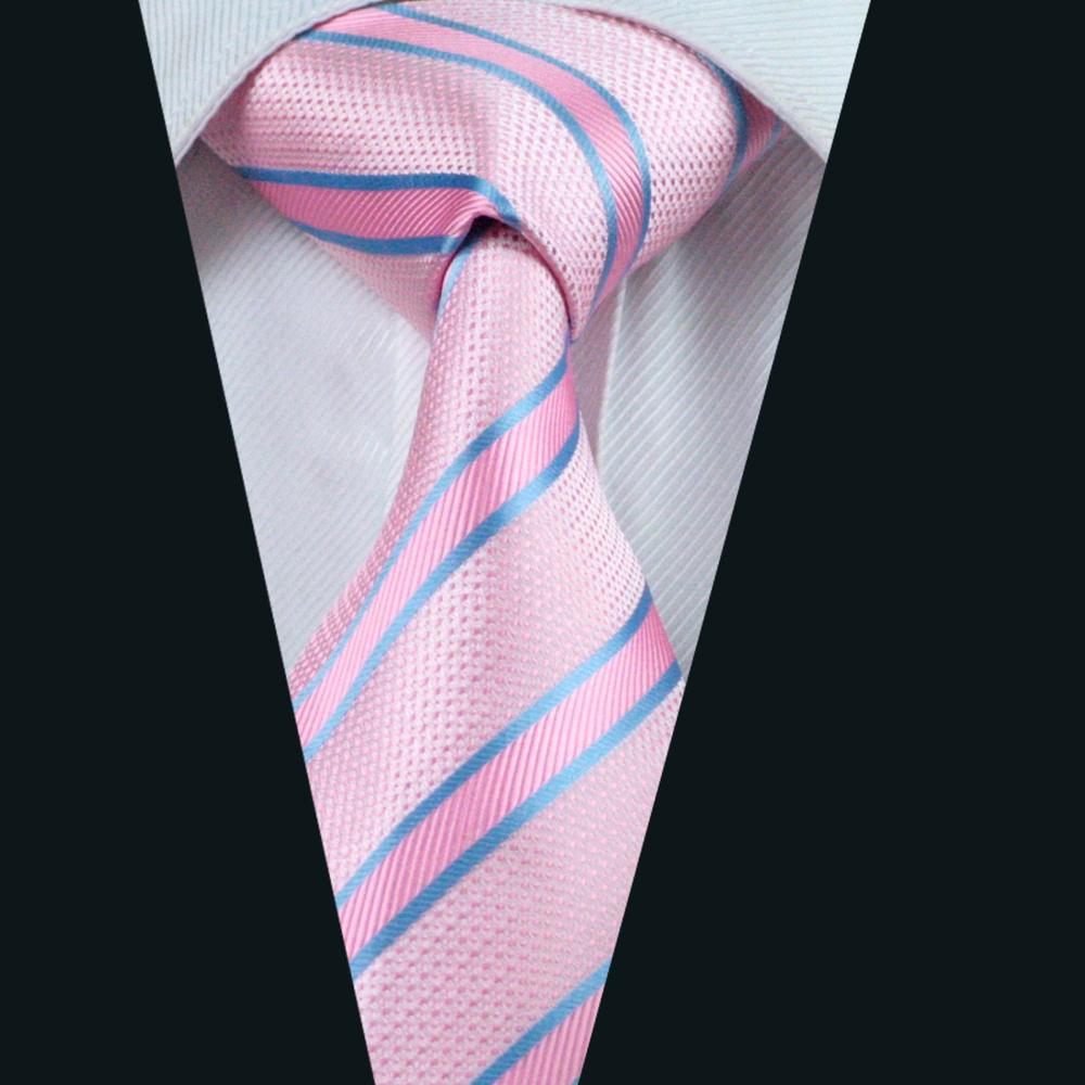 GentCrest Blue Striped Tie Hanky Cufflinks Set - Image 2