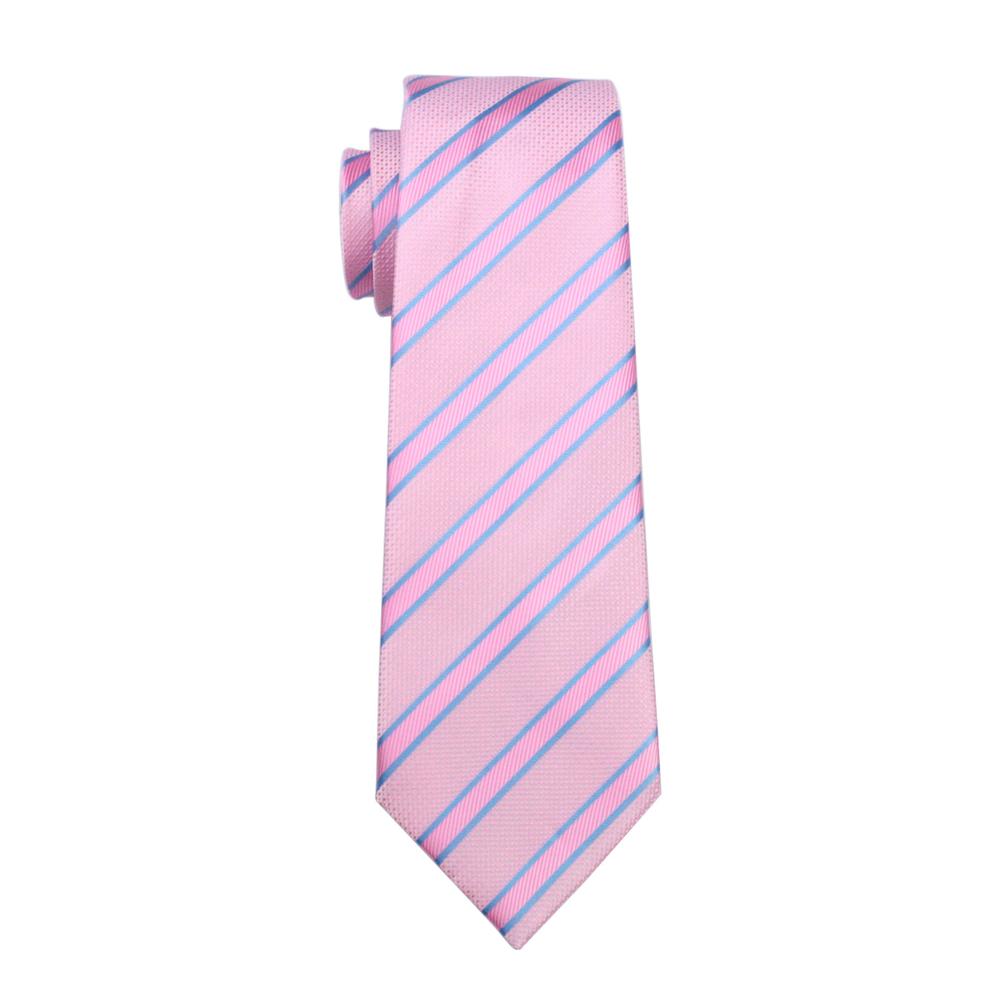 GentCrest Blue Striped Tie Hanky Cufflinks Set - Image 4