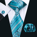 GentCrest Blue Paisley Tie Sets - Image 1