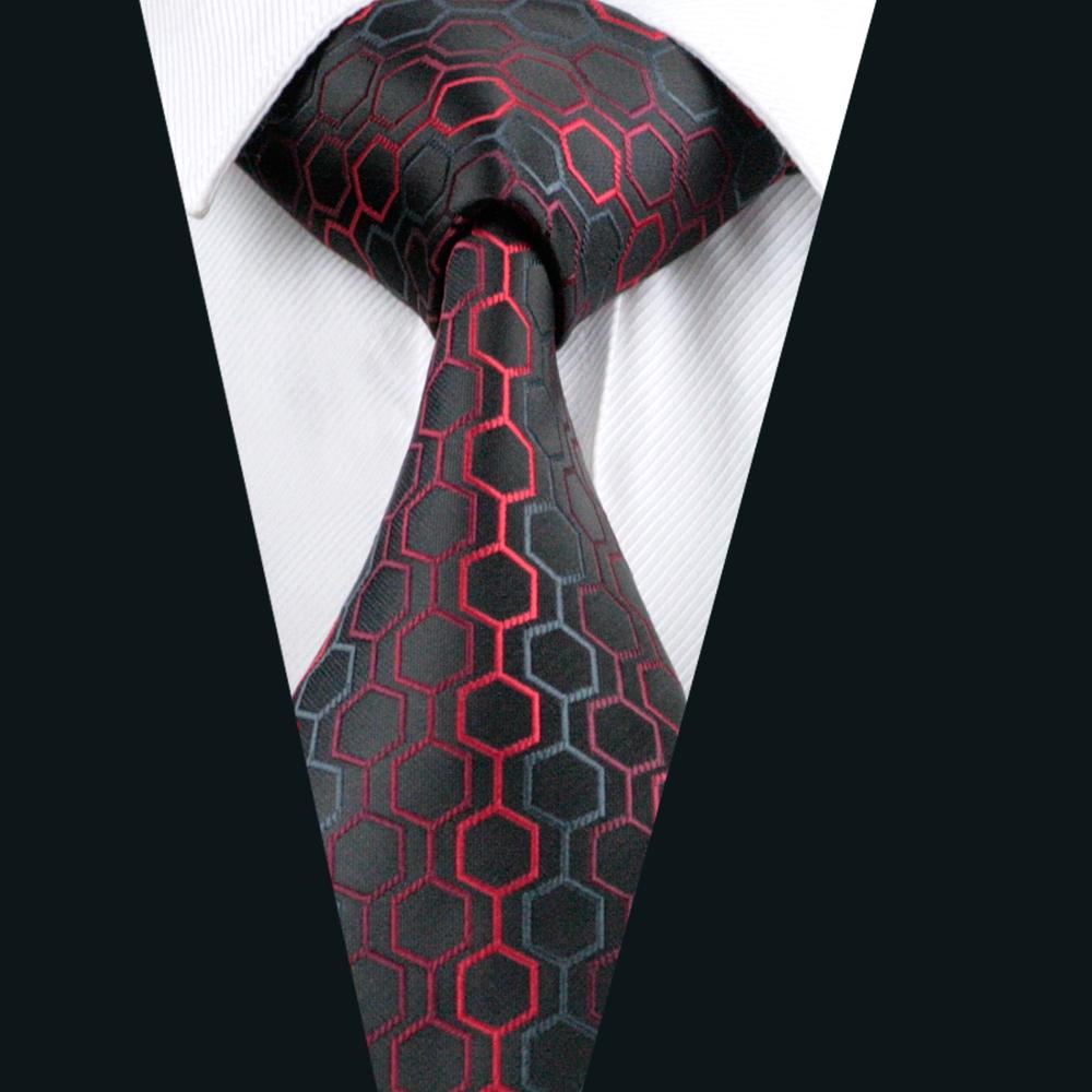 GentCrest Black Plaid Tie Hanky Cufflinks Set - Image 2