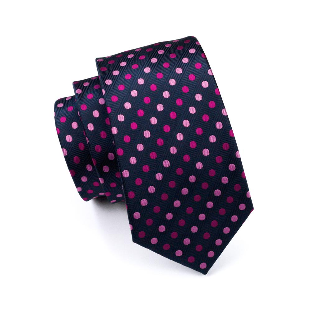 GentCrest Blue Polka Dot Tie Hanky Cufflinks Set - Image 5