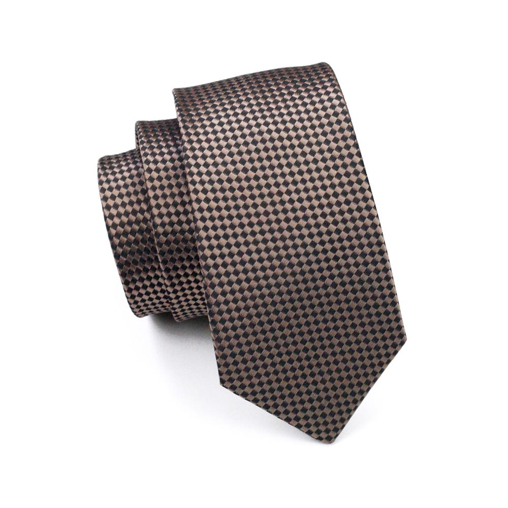 GentCrest Gold Plaid Tie Hanky Cufflinks Set - Image 6