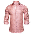 Baby Pink Paisley Dress Shirt - GentCrest