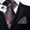 Hooded Crow Silk Tie Set - GentCrest